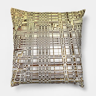 Golden Pattern fractal Pillow