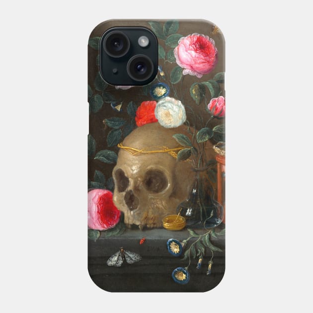 Vanitas Still Life c. 1665/1670, Jan van Kessel Phone Case by HistoireDesArts