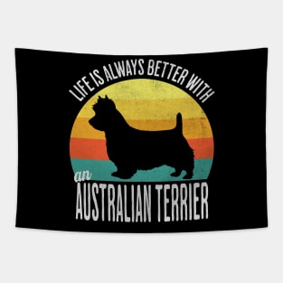 Life Is Always Better With An Australian Terrier Tapestry