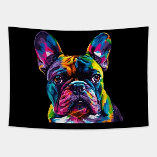 French Bulldog Colorfull Pop Art Design For Dog Onwer Tapestry