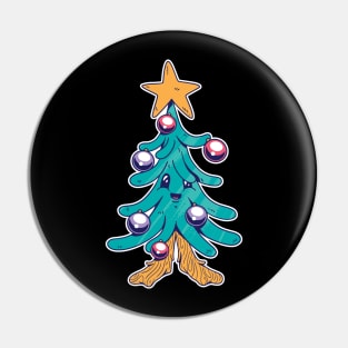 CARTOON CHRISTMAS TREE Pin