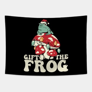 Gift the Frog - Frogcore & Goblincore Art Tapestry