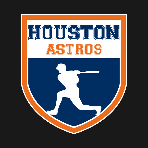 Houston Astros Fans - MLB T-Shirt by info@dopositive.co.uk