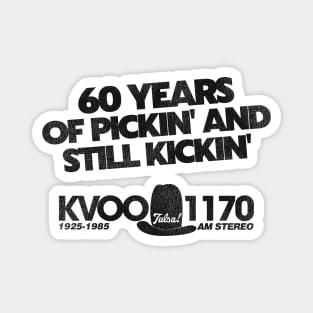 Retro KVOO 1170 / Tulsa Radio Station Magnet