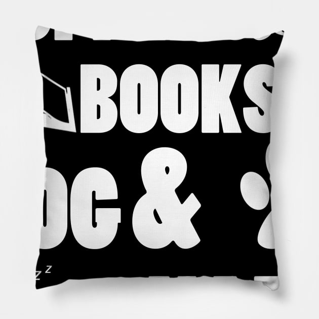 Coffee & Book & Dog & Naps Costume Gift Pillow by Ohooha