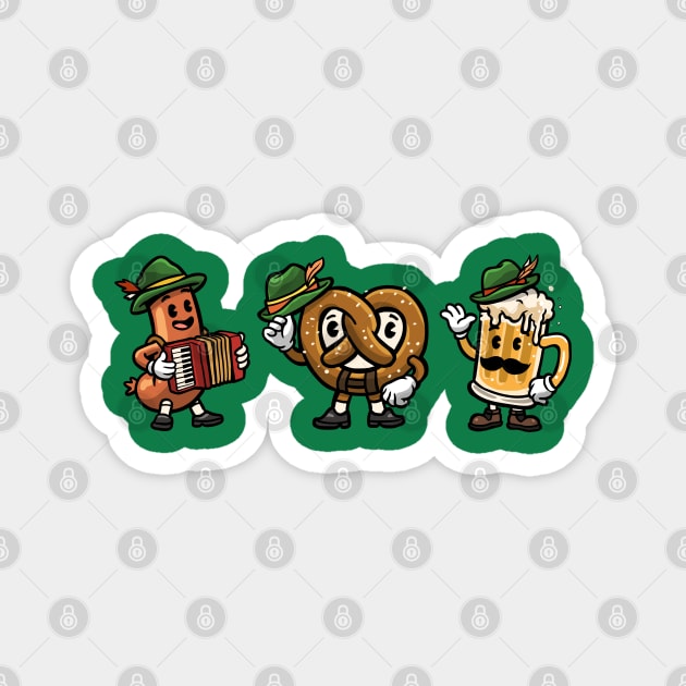 Oktoberfest Oompah Magnet by GoshWow®