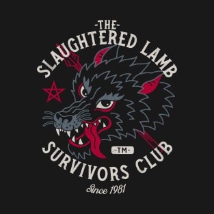 The Slaughtered Lamb Survivors Club - Vintage Horror T-Shirt