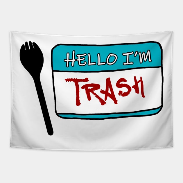 Forky "I'm Trash" Tapestry by itsajillyholiday