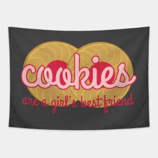 Cookies are a Girl's Best Friend Tapestry