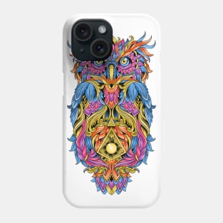 Magic Owl - Colorful Fantasy Bird Art Phone Case