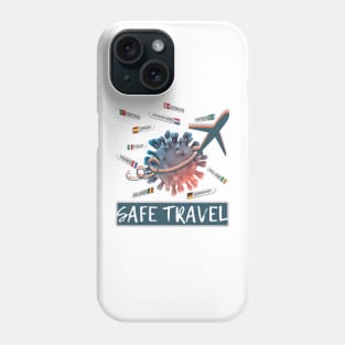 Funny Safe travel covi19 Phone Case