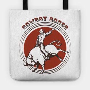 Cowboy Rodeo Emblem Tote