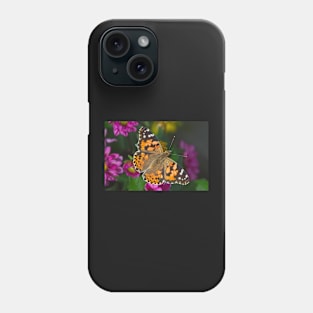 Painted Lady Butterfly (Vanessa cardui) Phone Case