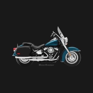 Harley Heritage Classic 107 20 teal, s T-Shirt