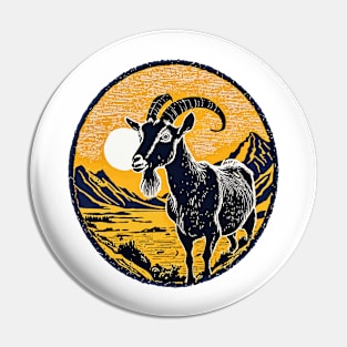 Goat Goat Pin