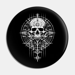 Gothic skull Pin