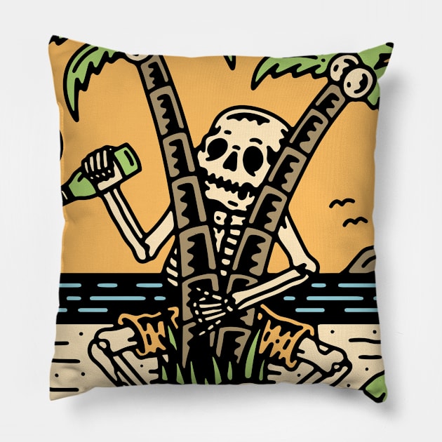 Waiting the Waves Pillow by hellfunco