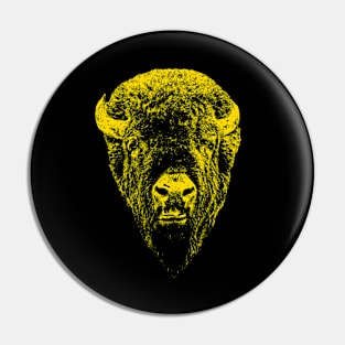 Bison head Pin