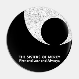 Sisters Of Mercy / Minimal Graphic Design Tribute Pin