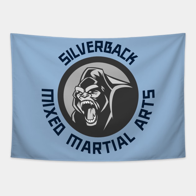 Silverback Mixed Martial Arts Tapestry by Tip Top Tee's