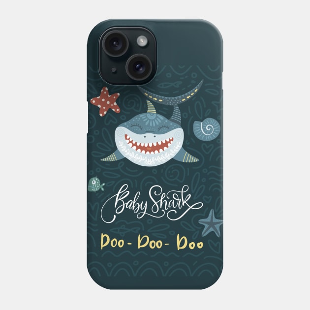 Baby Shark Doo Doo Doo Phone Case by JunkyDotCom