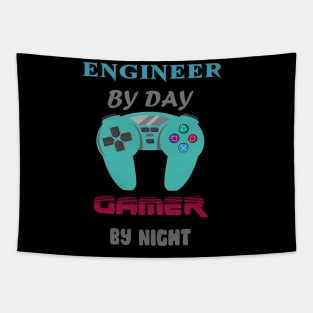 Engineer By Day Gaming By Night Tapestry