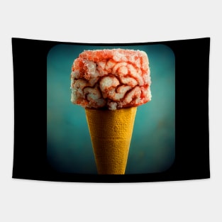 Ice cream brain Tapestry