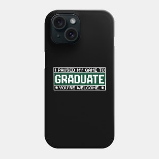 Funny Video Gamer Graduate 2024 Graduation Phone Case