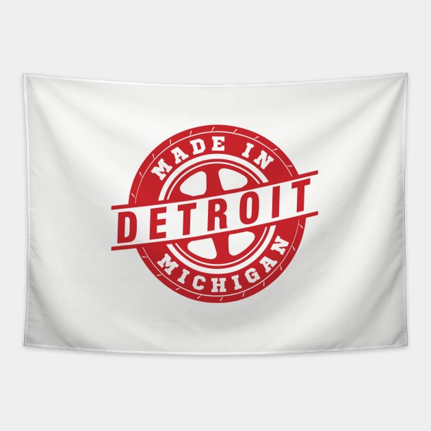 Made in Detroit Tapestry by J31Designs