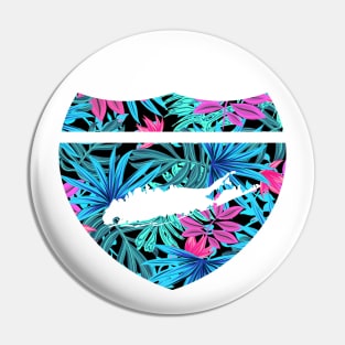 495 collection Hawaiian Print Pin