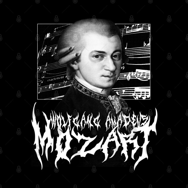 Wolfgang Amadeus Mozart Metal by blueversion