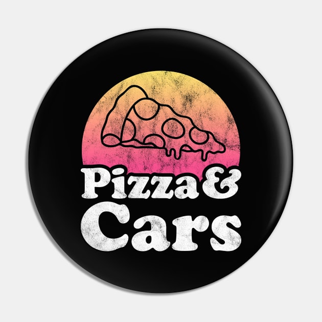 Pizza Lover Pizza and Cars Pin by JKFDesigns