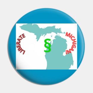 LIBERATE MICHIGAN Pin