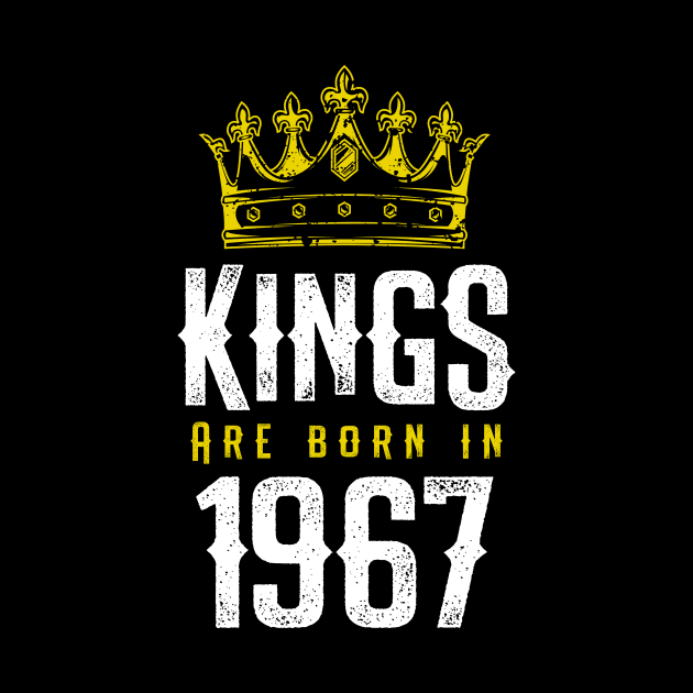 kings are born 1967 birthday quote crown king birthday party gift by thepersianshop