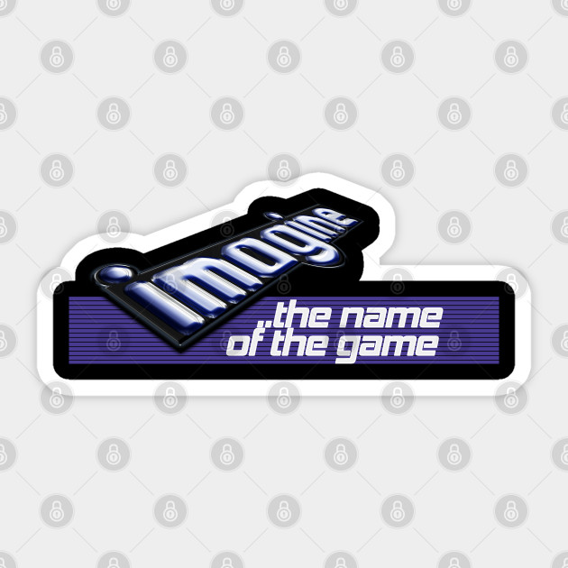 Imagine The Name Of The Game Retro Games Logo Commodore 64