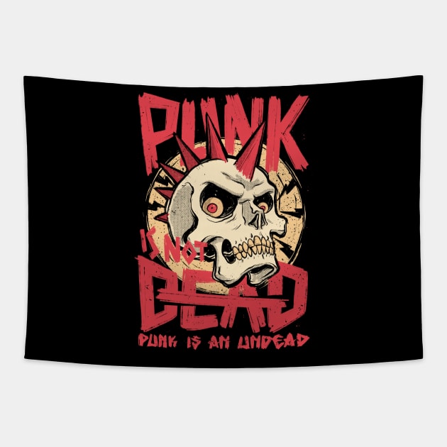 Punk Undead Tapestry by Studio Mootant