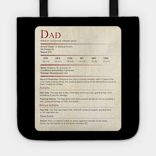 D&D Dad Statblock Tote