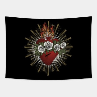 Immaculate Heart of Virgin Mary Tapestry