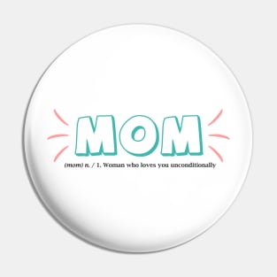 Mom lovely definition - Happy Mothers Day Gift - Gift for mom Pin