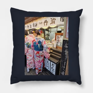 Kimono in Old Kyoto Pillow