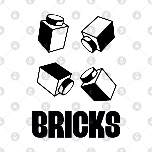 "BRICKS", by Customize My Minifig by ChilleeW