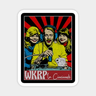 WKRP In Cincinnati Pop Art Fan Art Magnet