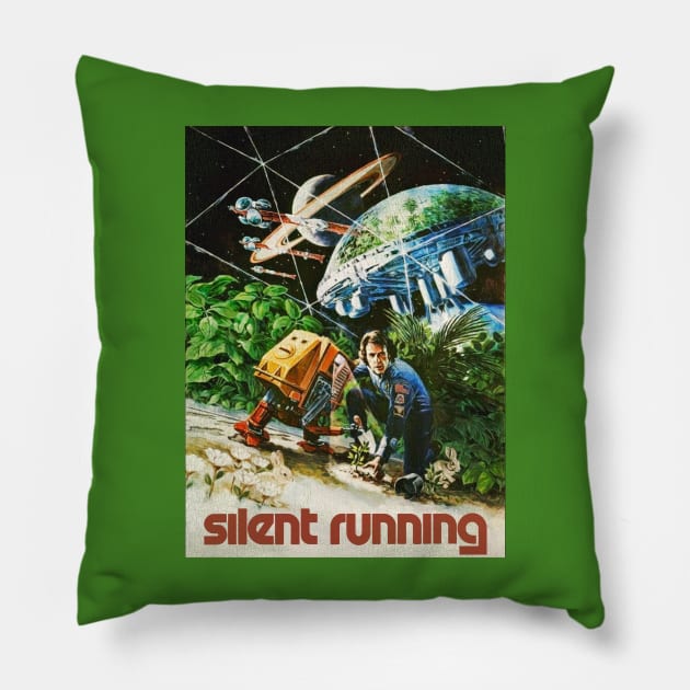 Silent Running Pillow by darklordpug