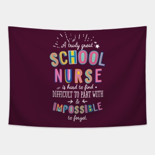 A truly Great School Nurse Gift - Impossible to forget Tapestry