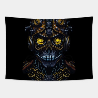 Cyborg Heads Tapestry