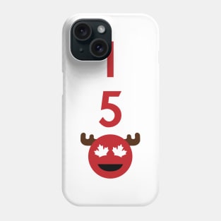 Canada 150 Emoji - Red Phone Case