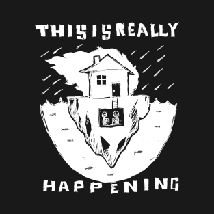 This is really happening - Idioteque illustrated lyrics - Inverted T-Shirt