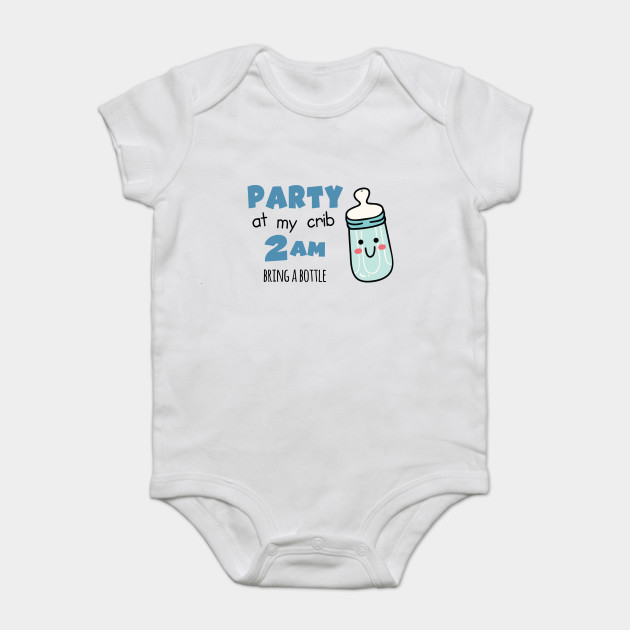 party at my crib onesie