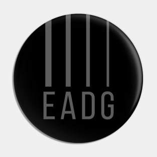 Bass Player Gift - EADG 4 String Bass Guitar Pin