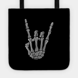 'Rock n Roll Skeleton Hands' Cool Rock n Roll Rocker Gift Tote